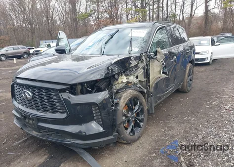 2025 Infiniti Qx60 Luxe Awd z USA, uszkodzony, nr VIN 5N1AL1FS0SC357945